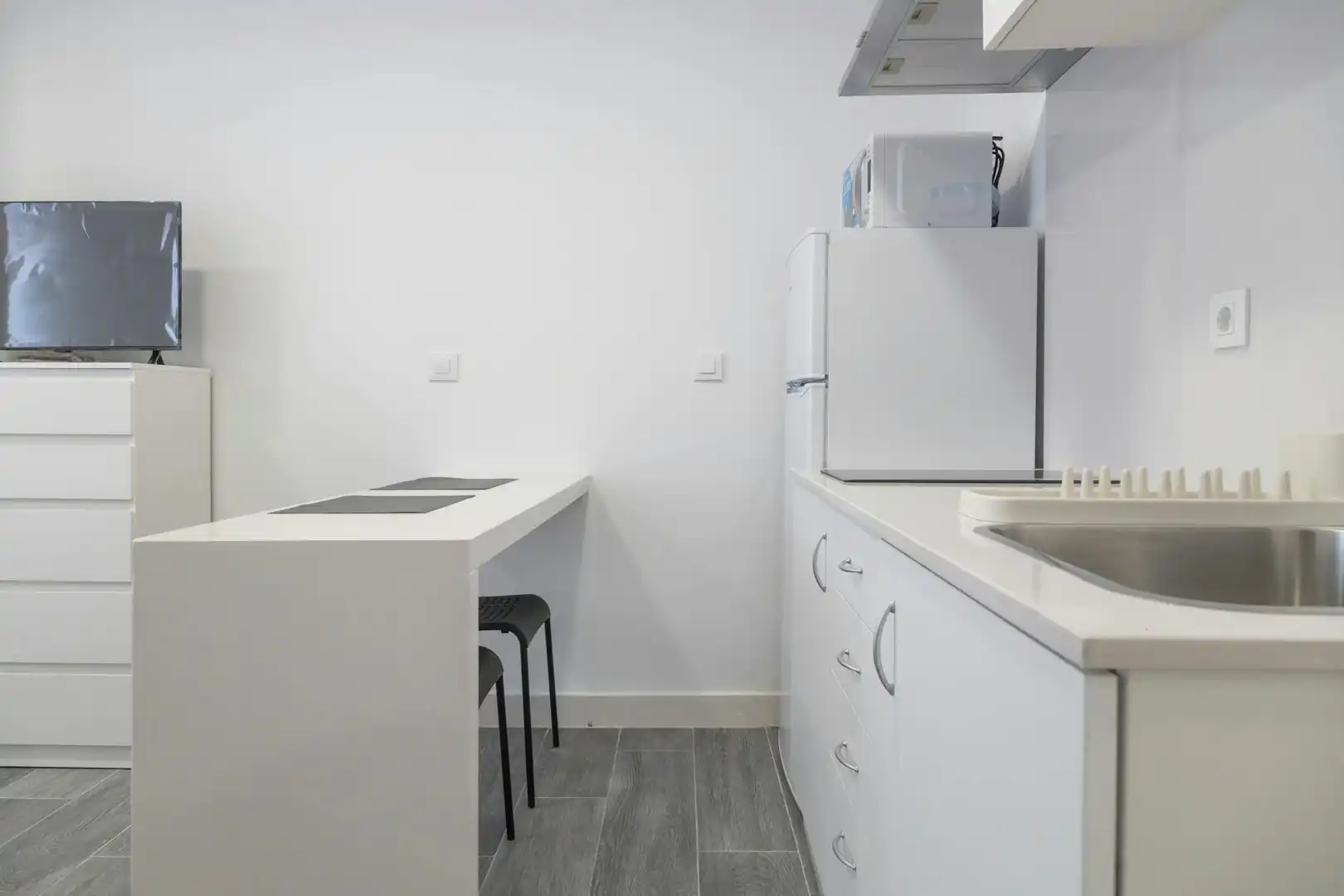 Cocina de Piso de alquiler en Madrid con Aire acondicionado, Calefacción y Amueblado