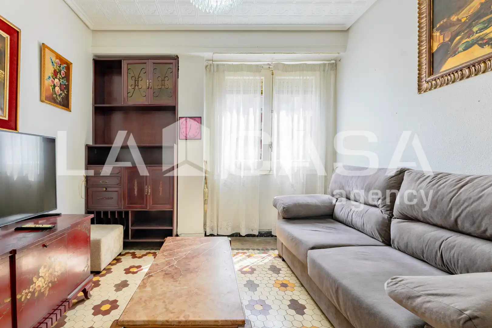 Living room of Flat for sale in Valencia  with Heating and Balcony