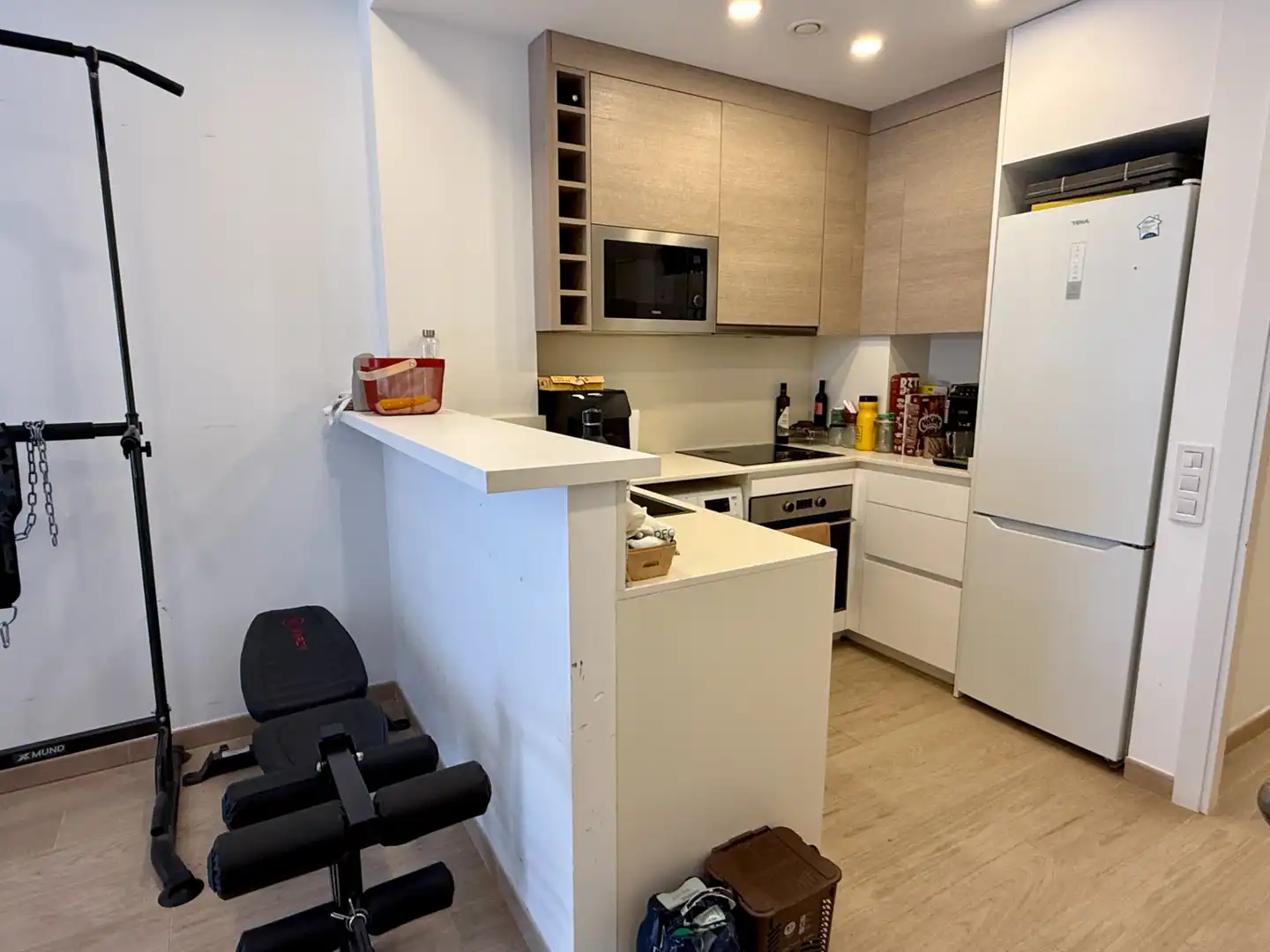 Küche von Wohnung zum Verkauf in Barcelona mit Klimaanlage, Heizung und Parkett