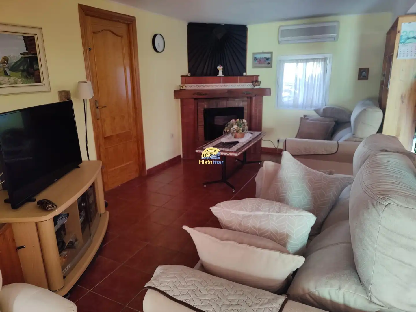 Sala de estar de Casa o chalet en venta en Albalat dels Tarongers con Aire acondicionado, Jardín privado y Terraza