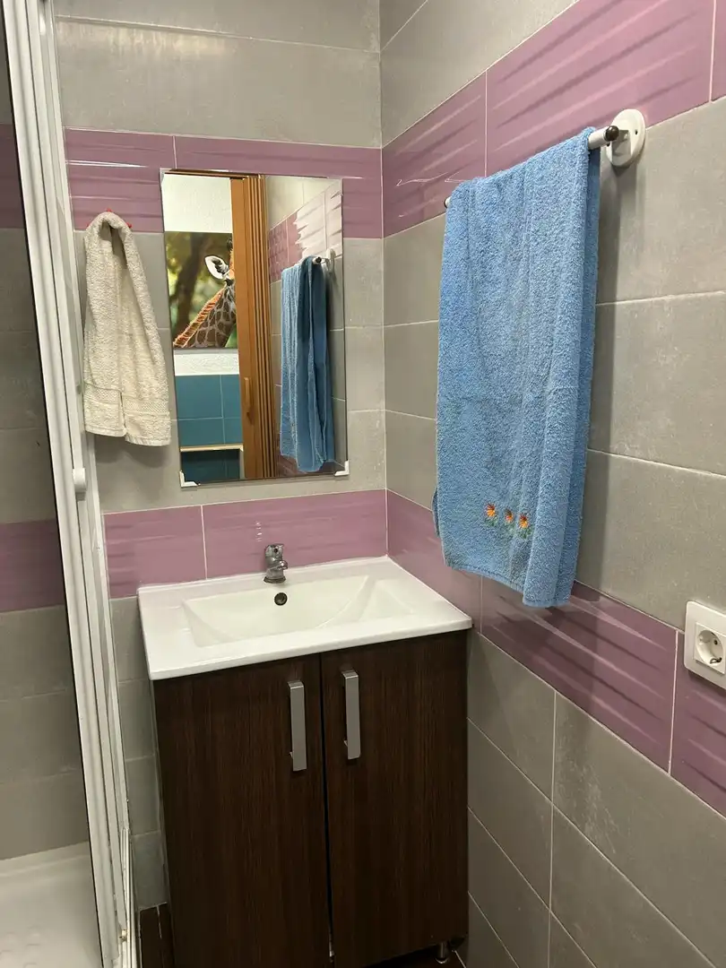 Baño de Piso de alquiler en Barcelona con Aire acondicionado, Calefacción y Amueblado