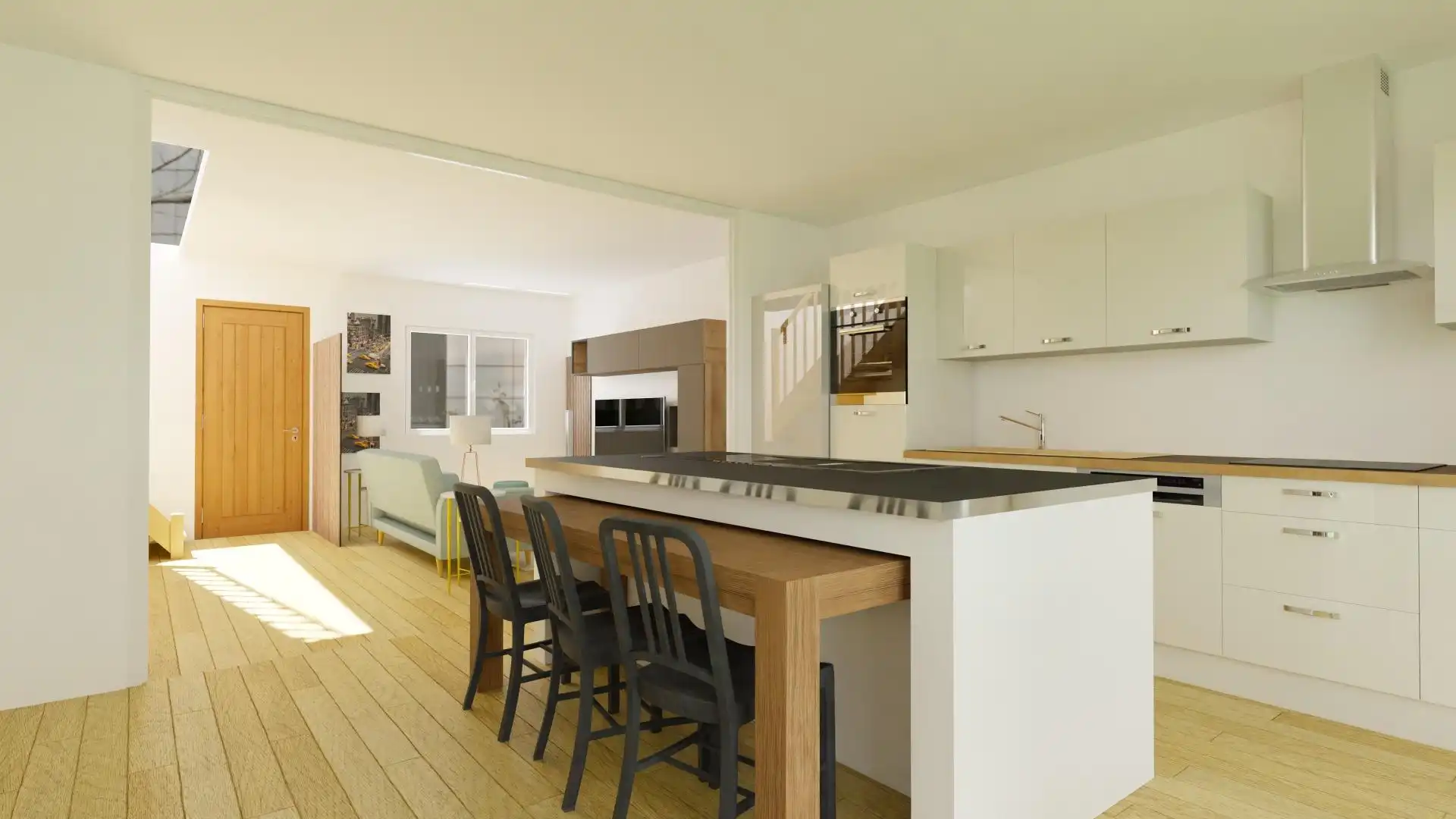 Cocina de Casa o chalet en venta en Figueruelas con Aire acondicionado, Calefacción y Jardín privado