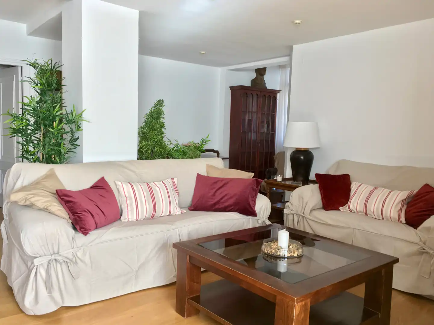 Sala de estar de Piso de alquiler en Madrid con Aire acondicionado, Calefacción y Amueblado