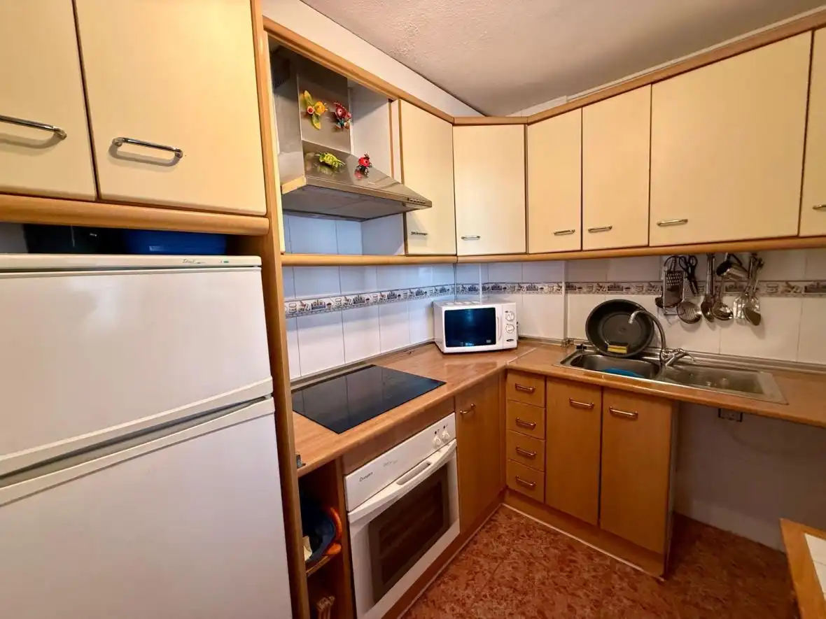 Cocina de Apartamento en venta en Santa Pola con Aire acondicionado, Calefacción y Terraza