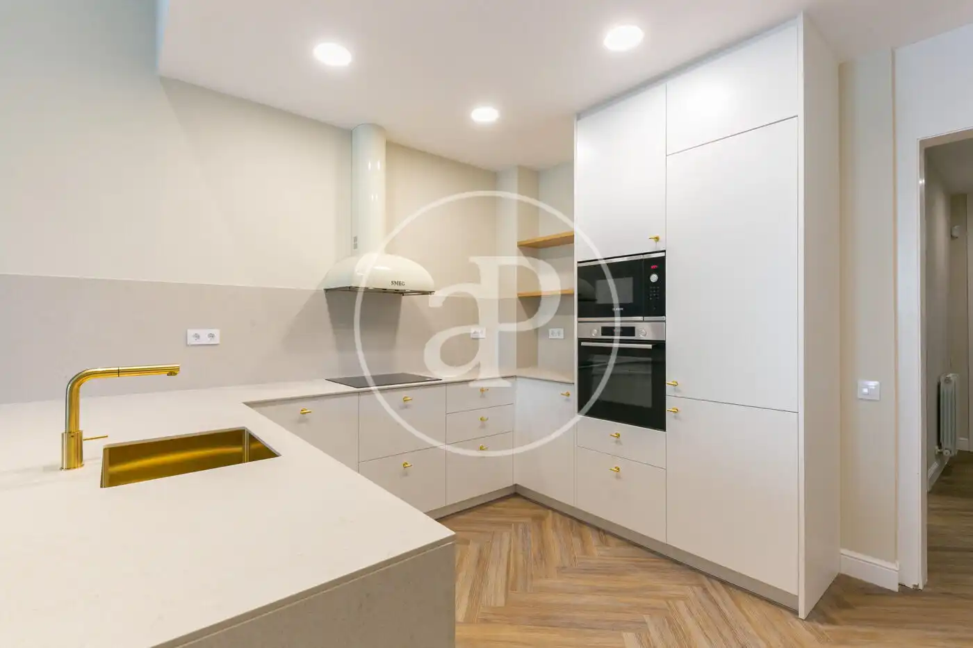 Kitchen of Flat for sale in Barcelona  with Air Conditioner, Heating and Private garden