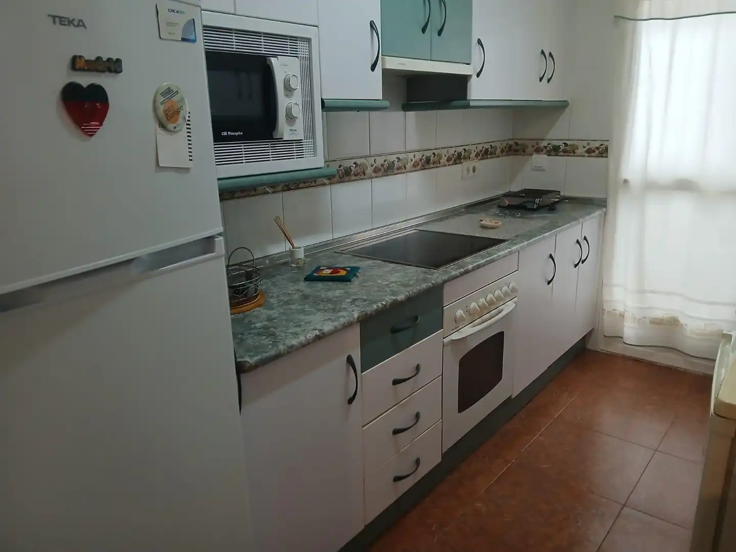 Küche von Wohnung zur Miete in Cáceres mit Heizung, Terrasse und Möbliert