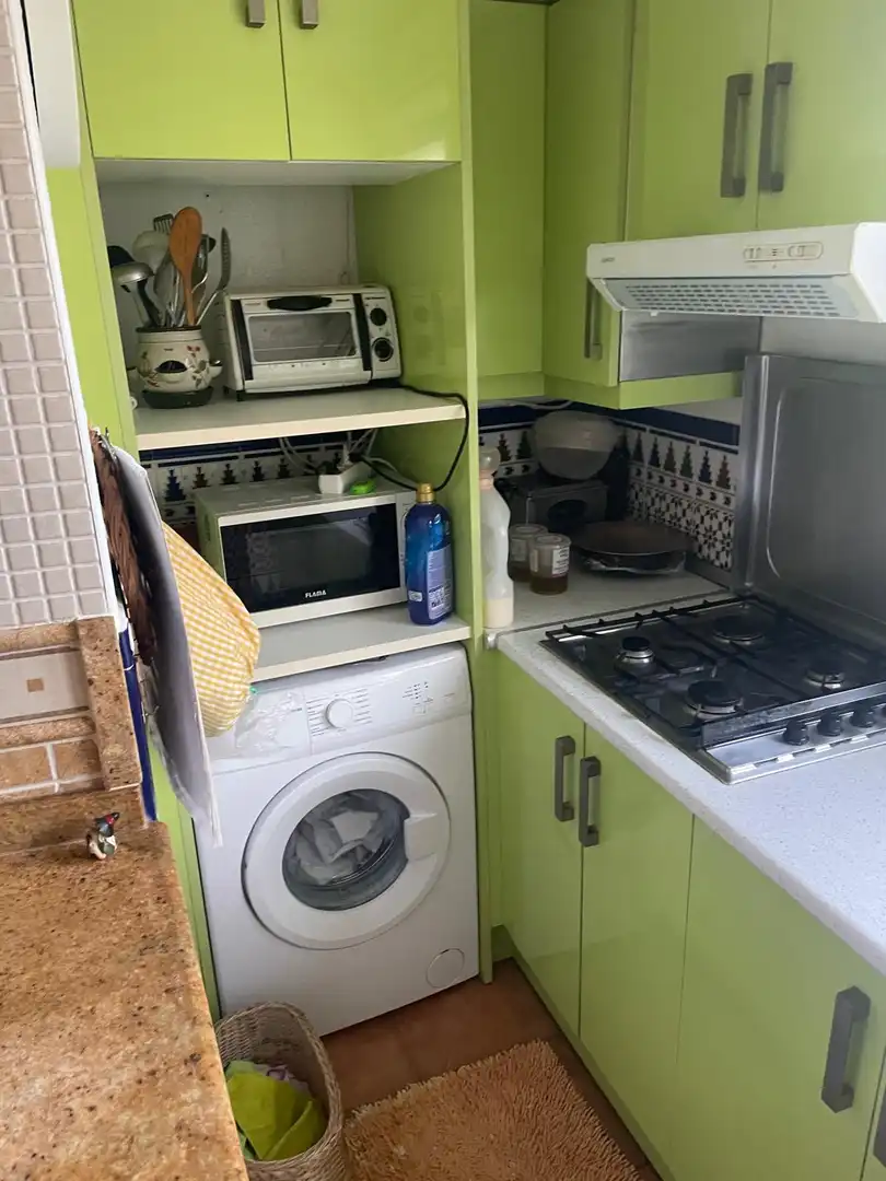 Cuina de Casa o xalet de lloguer en Roquetas de Mar amb Aire condicionat, Calefacció i Jardí privat