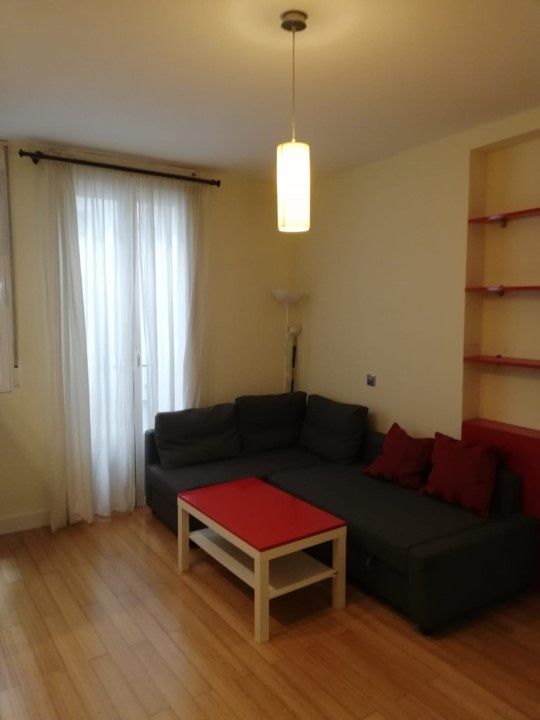Sala d'estar de Estudi de lloguer en  Madrid Capital amb Aire condicionat, Calefacció i Terrassa