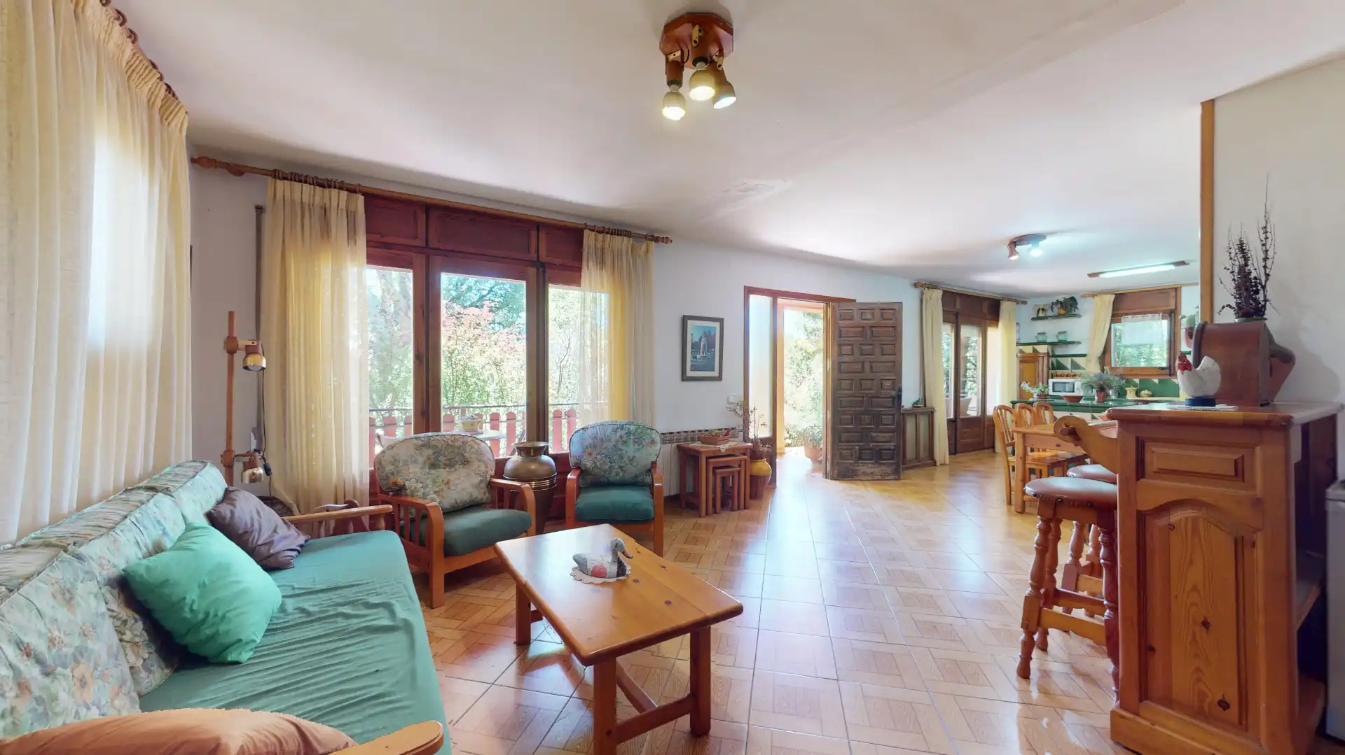 Sala d'estar de Casa o xalet en venda en Prades amb Calefacció, Jardí privat i Terrassa