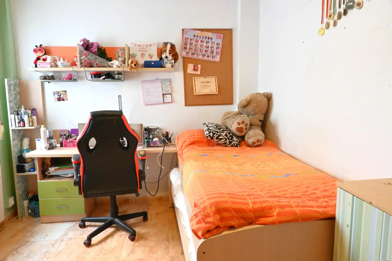 Schlafzimmer von Wohnung zum Verkauf in Las Gabias mit Klimaanlage, Abstellraum und Möbliert