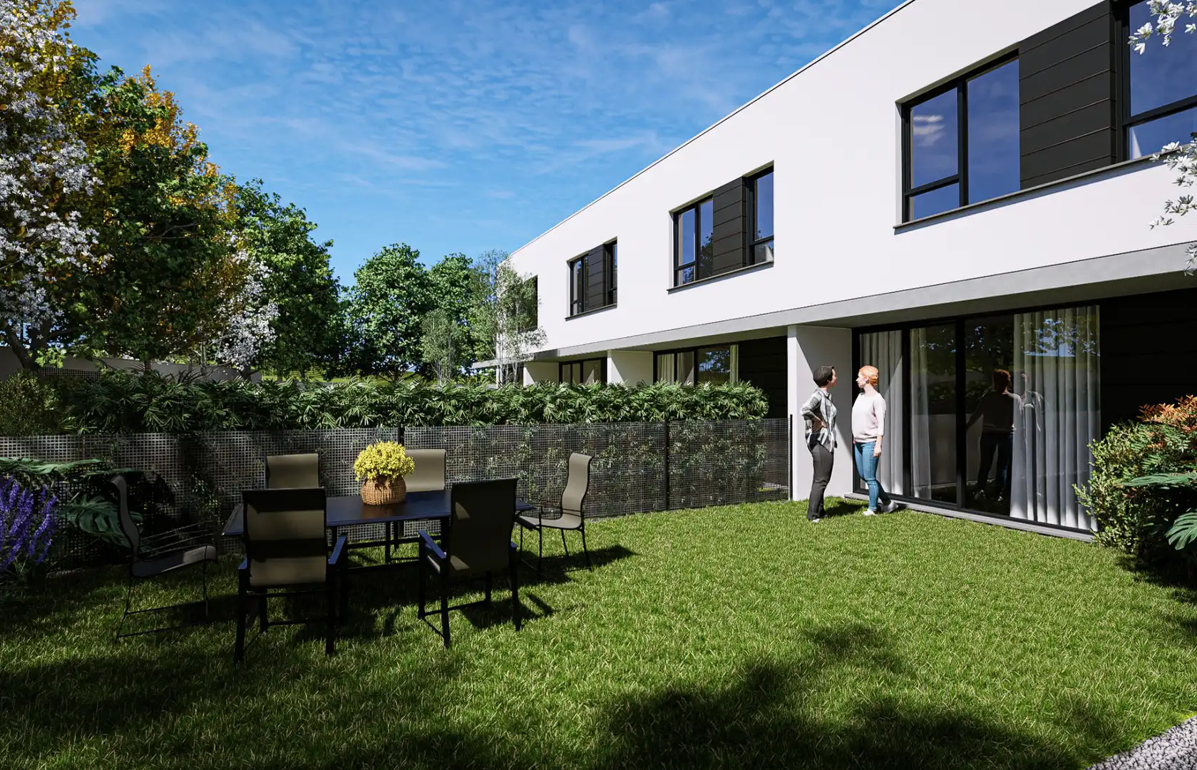 Terraza de Casa adosada en venta en Piélagos con Calefacción, Jardín privado y Parquet