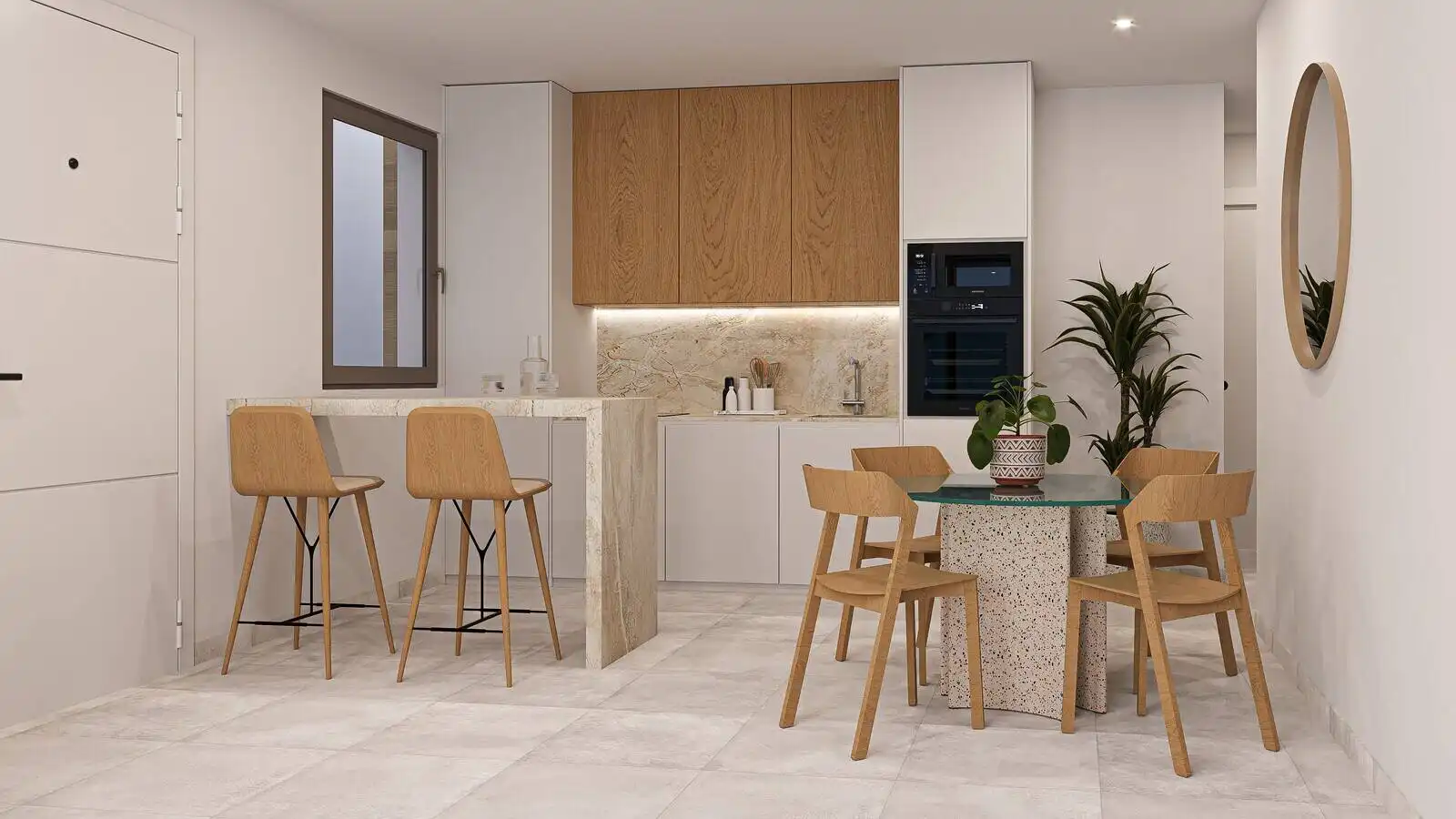 Cuina de Casa o xalet en venda en Torre-Pacheco amb Aire condicionat, Jardí privat i Terrassa
