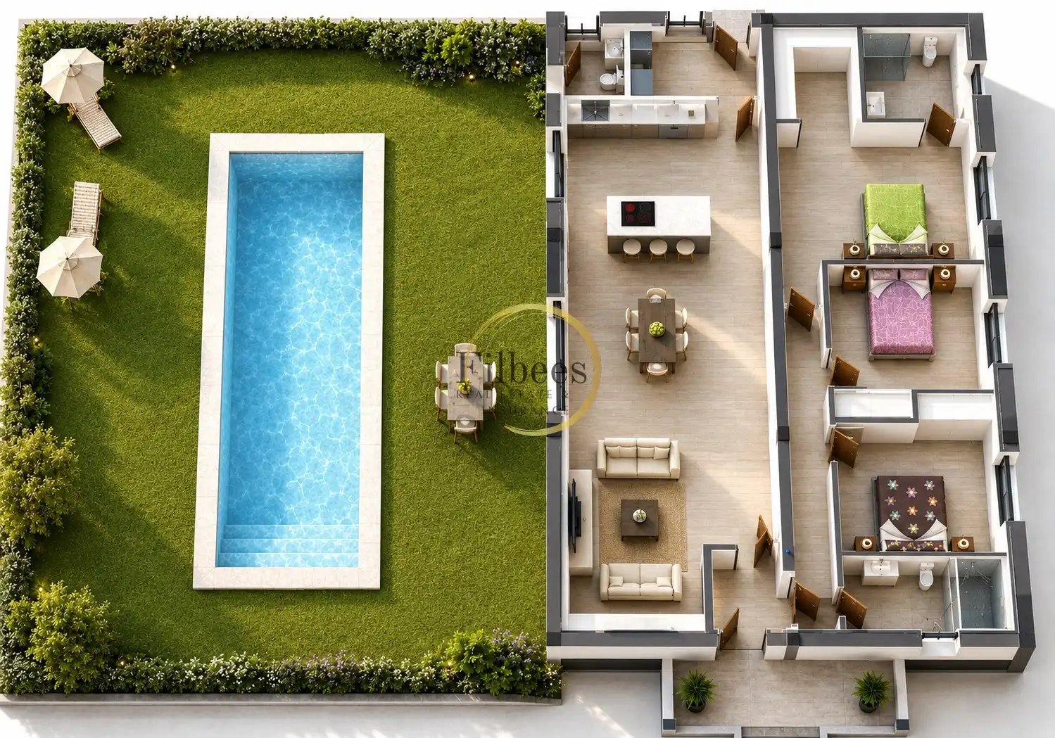 Swimming pool of Houses for sale in Lorca  with Air Conditioner, Heating and Private garden