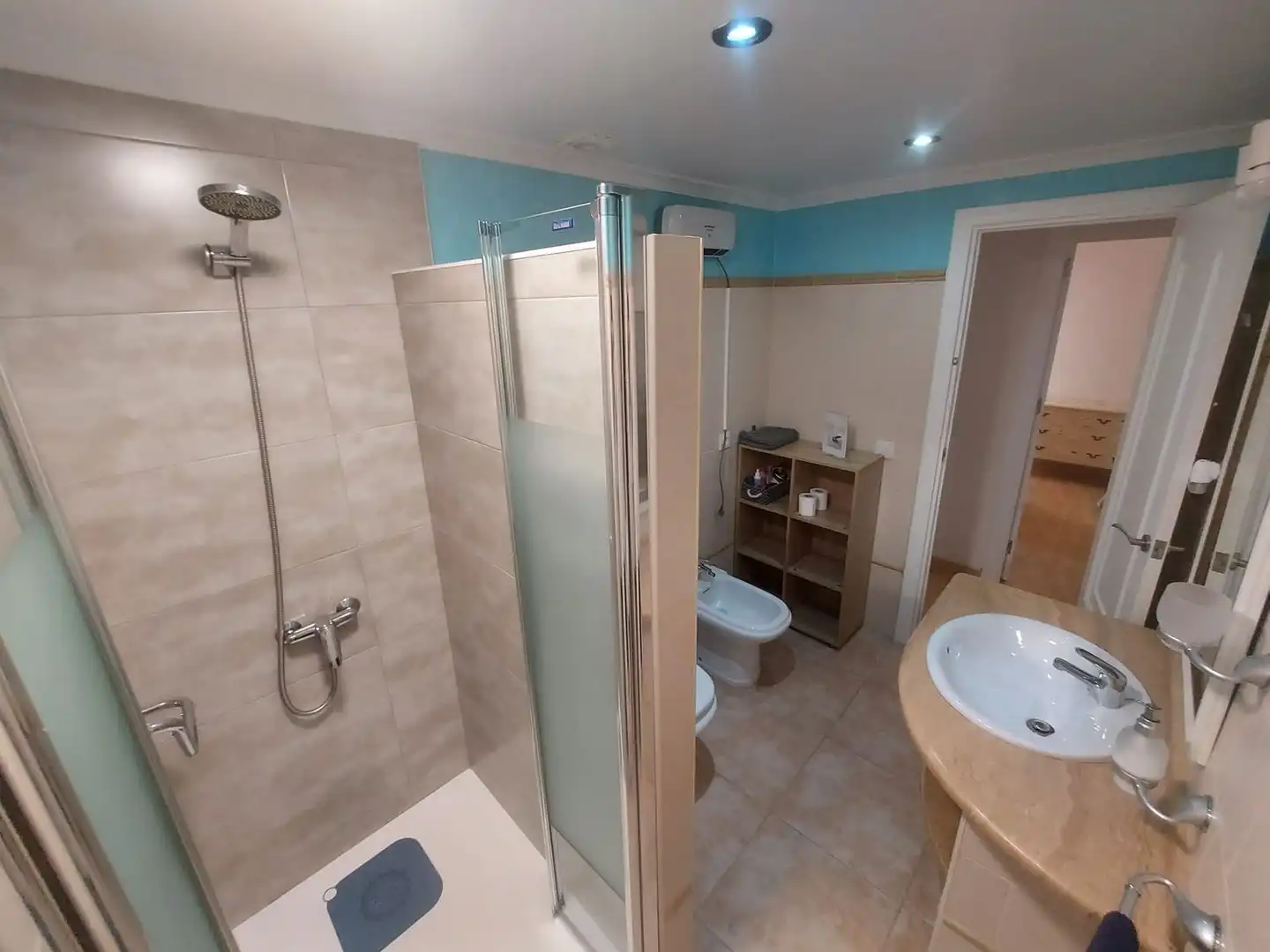 Bathroom of Flat for sale in Mojácar  with Air Conditioner, Terrace and Swimming Pool