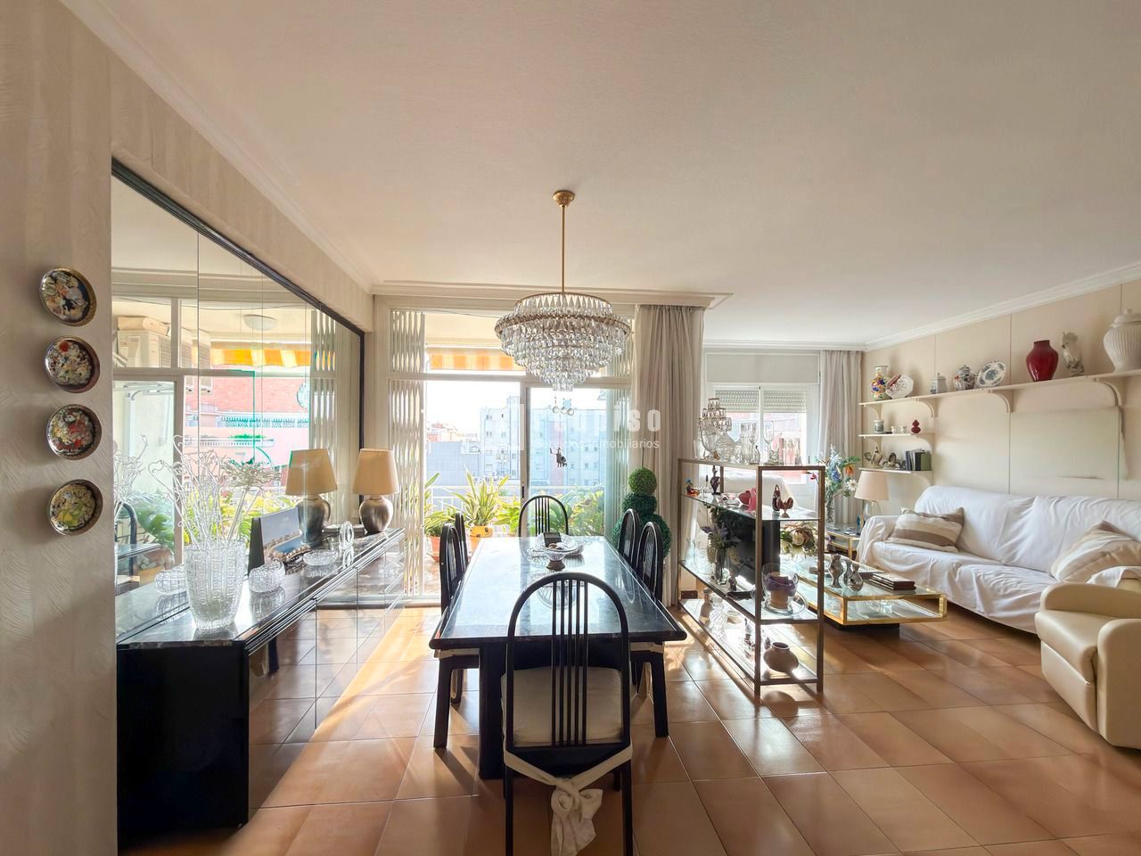 Dining room of Flat for sale in  Barcelona Capital  with Air Conditioner, Heating and Parquet flooring
