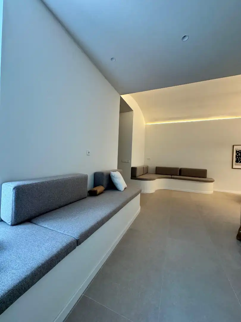 Wohnzimmer von Wohnung zur untervermieten in Valencia mit Klimaanlage, Terrasse und Möbliert