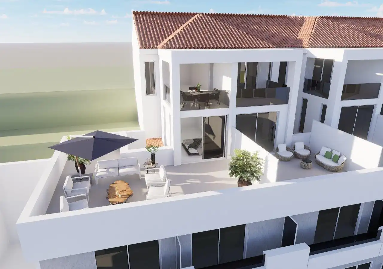 Terrace of Duplexes for sale in Mijas  with Air Conditioner, Private garden and Terrace