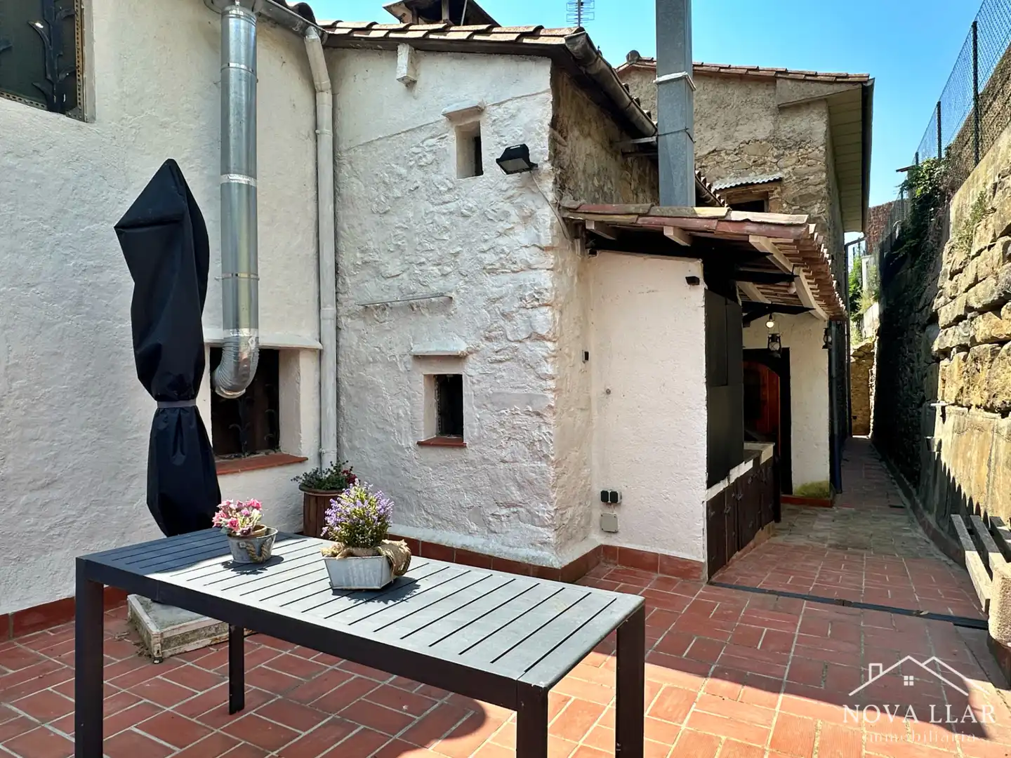 Terrace of Country homes for sale in Campdevànol  with Heating, Private garden and Parquet flooring