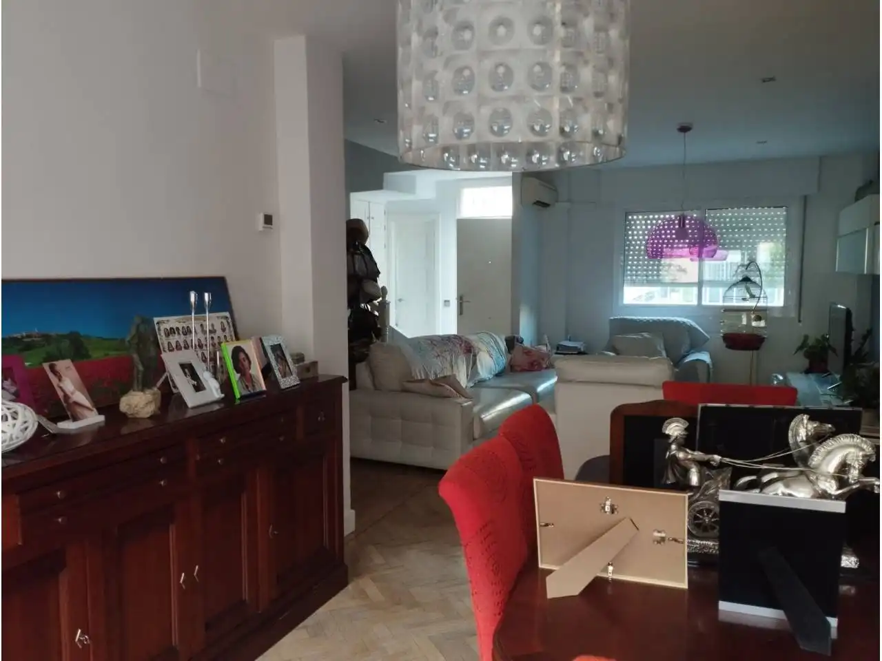 Sala de estar de Casa adosada en venta en Ciudad Real con Aire acondicionado, Calefacción y Jardín privado