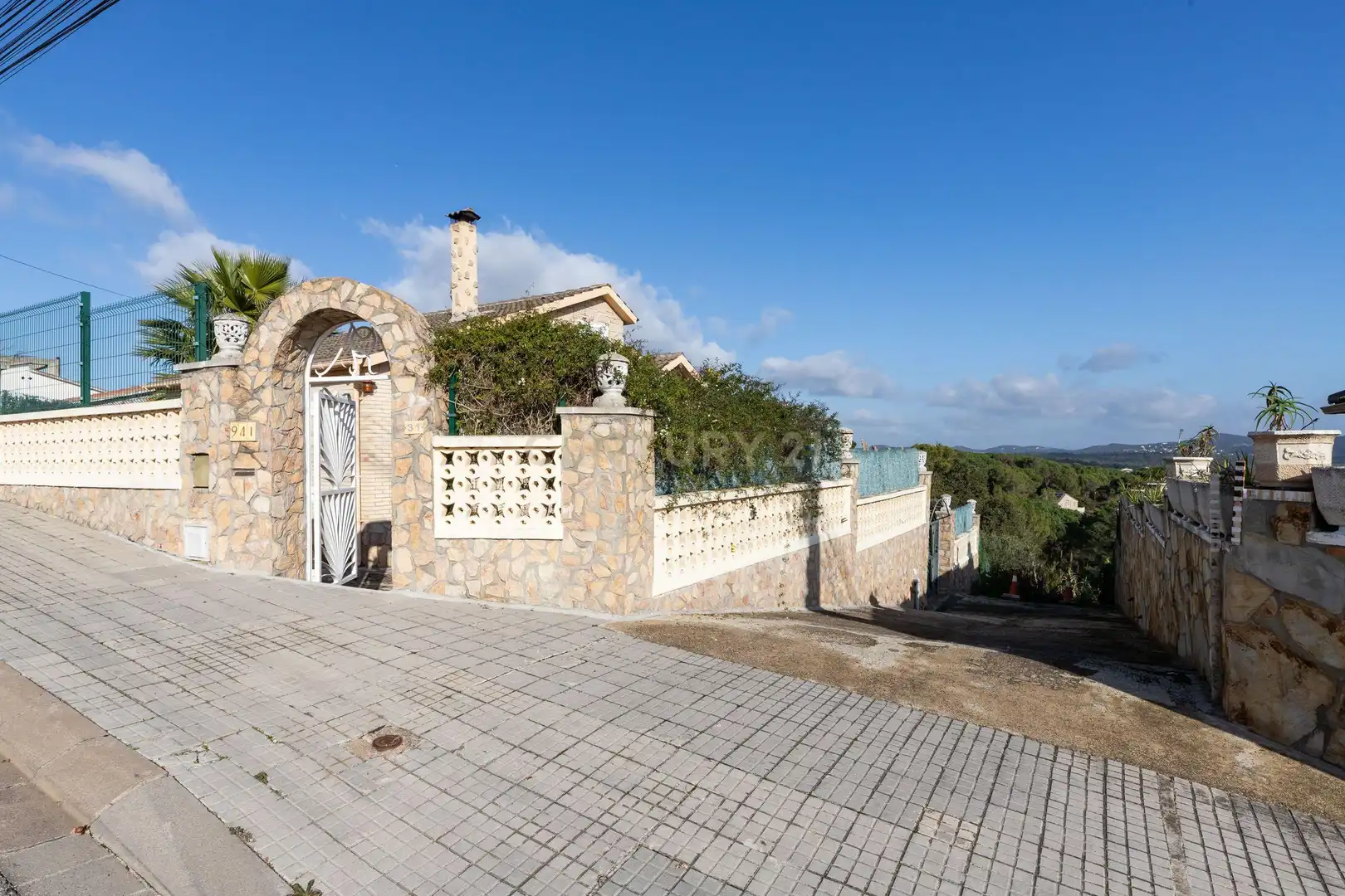 Vista exterior de Casa o xalet en venda en Fogars de la Selva amb Jardí privat