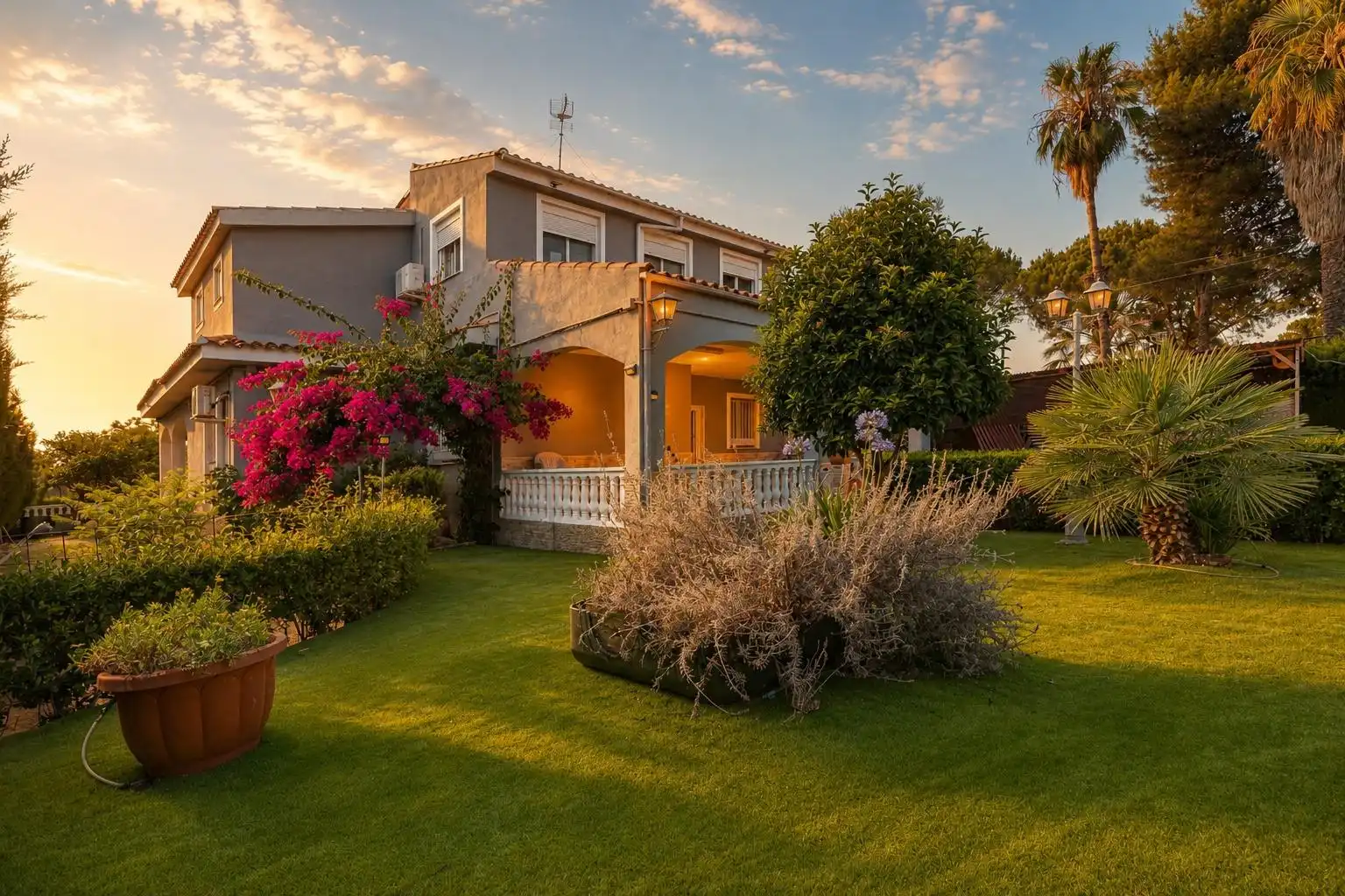 Vista exterior de Casa o chalet en venta en Montserrat con Aire acondicionado, Jardín privado y Terraza