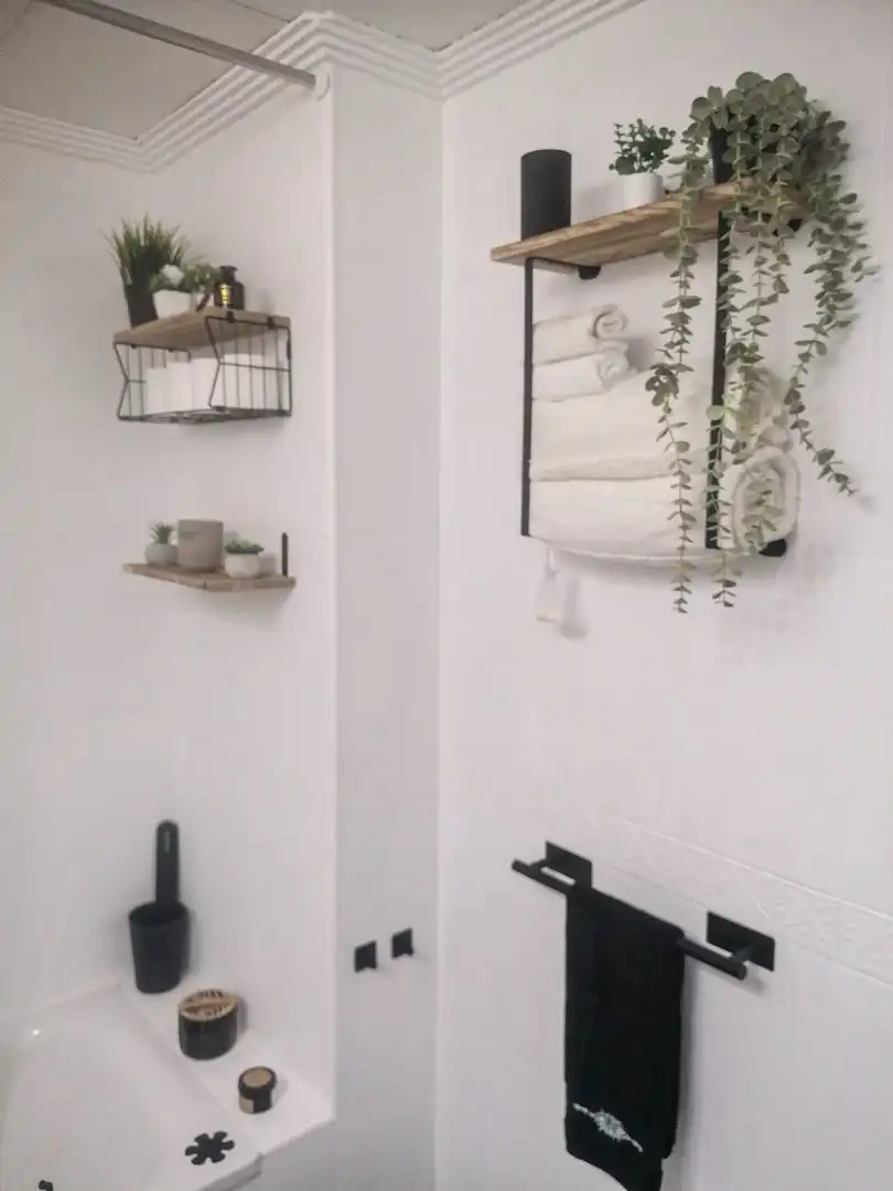 Bathroom of Flat for rent in Algorfa  with Air Conditioner, Heating and Private garden