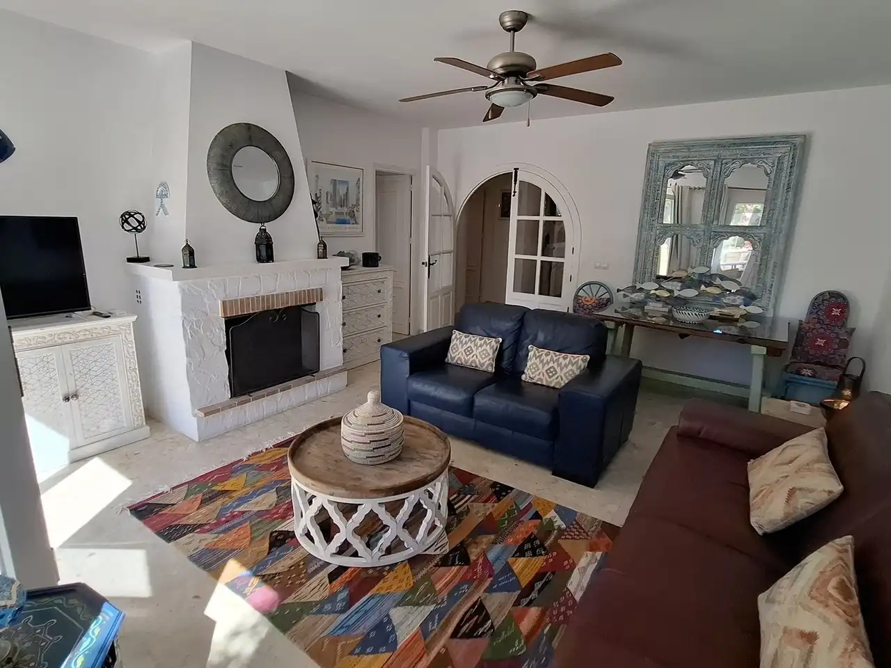 Living room of Apartments for sale in Mojácar  with Air Conditioner, Terrace and Swimming Pool
