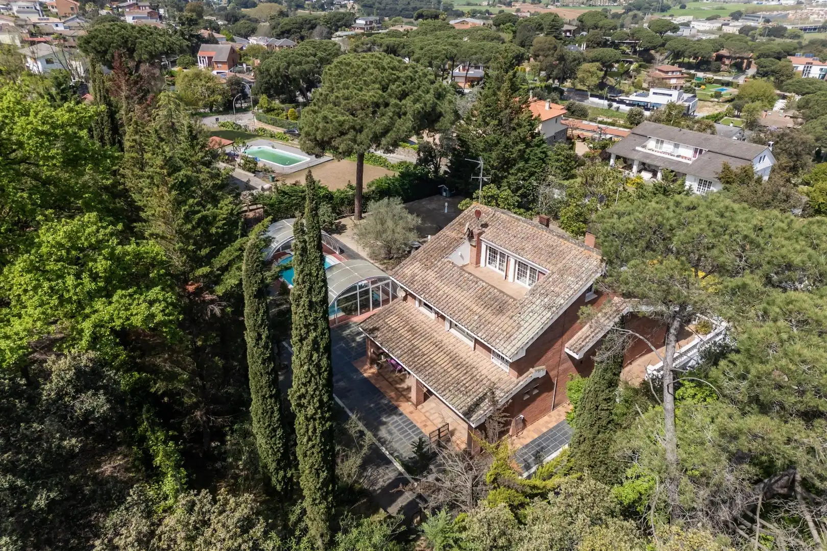 Vista exterior de Casa o chalet en venta en Vilanova del Vallès con Aire acondicionado, Calefacción y Jardín privado