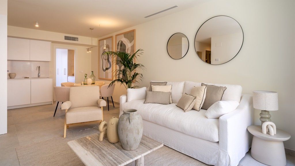 Sala d'estar de Apartament en venda en  Palma de Mallorca amb Aire condicionat, Calefacció i Terrassa