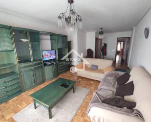 Living room of Flat for sale in Mendavia  with Heating, Parquet flooring and Furnished