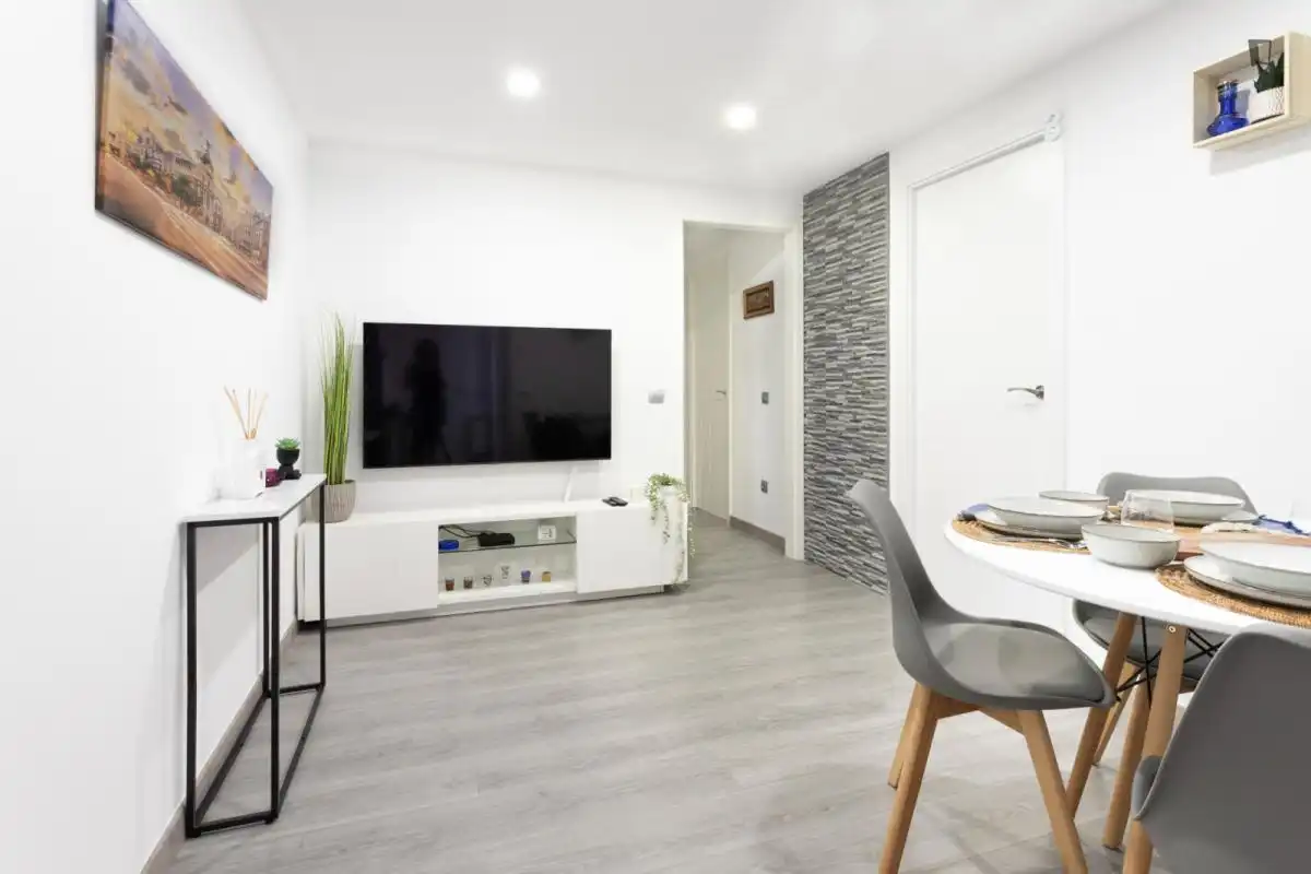 Living room of Apartments for rent in Madrid  with Heating, Furnished and Oven