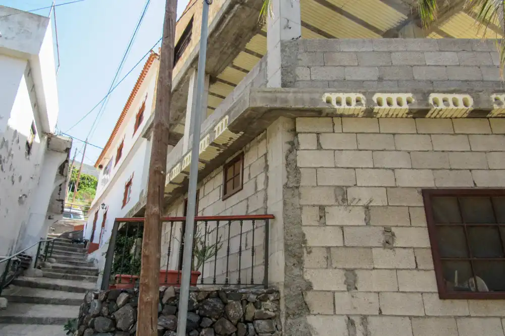 Vista exterior de Casa o chalet en venta en Vallehermoso con Terraza