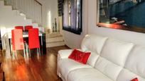 Living room of Duplex for sale in Les Franqueses del Vallès  with Air Conditioner, Parquet flooring and Terrace