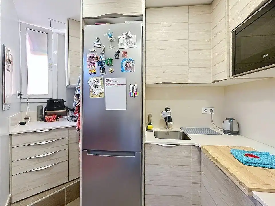 Cocina de Apartamento en venta en Barcelona con Aire acondicionado, Calefacción y Parquet