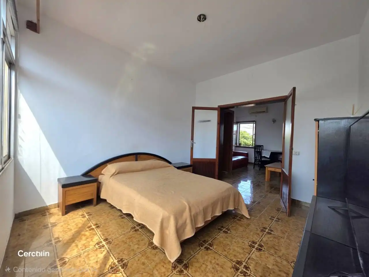 Schlafzimmer von Dachboden zum Verkauf in  Palma de Mallorca mit Klimaanlage und Terrasse