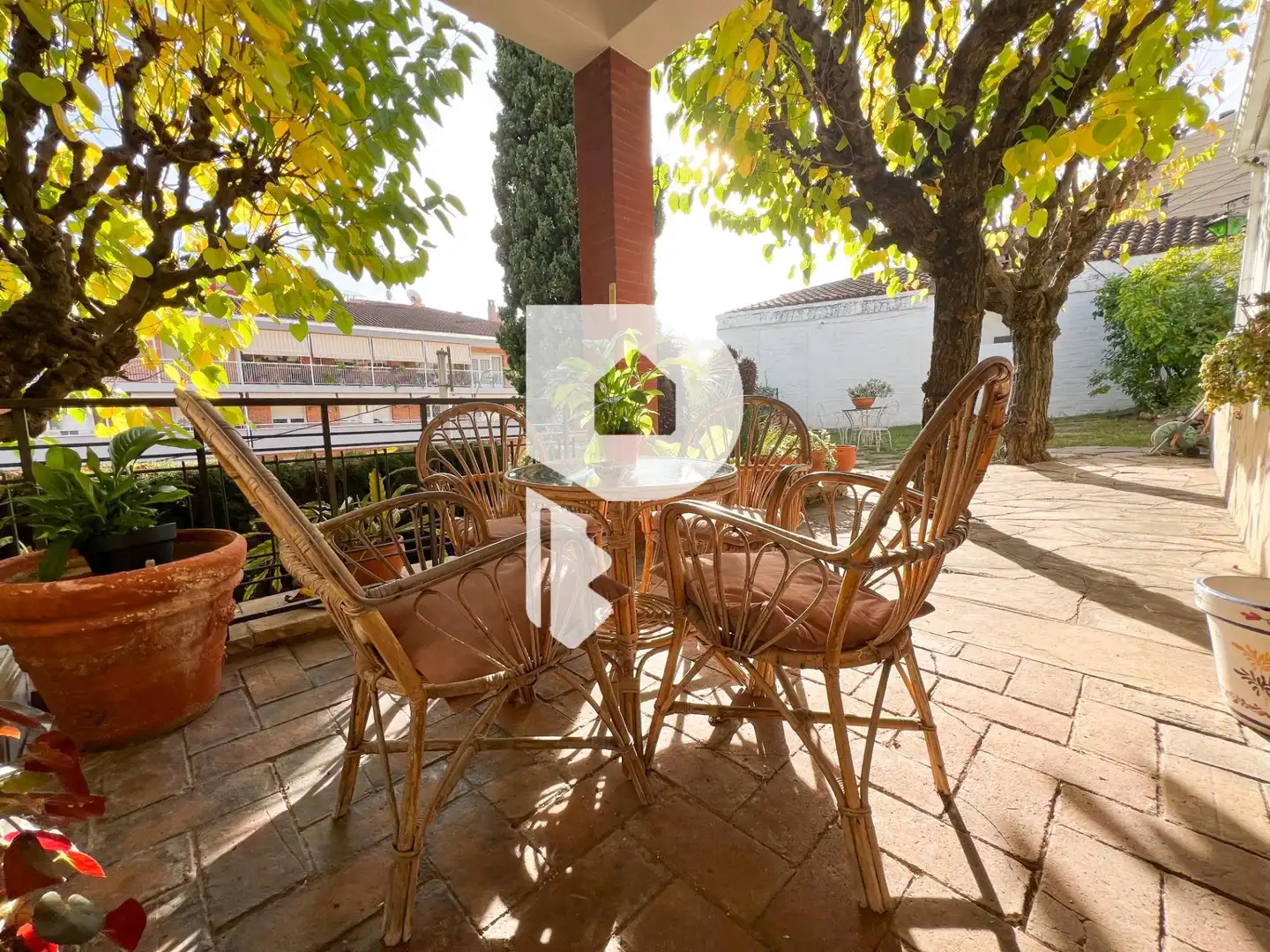 Jardí de Casa o xalet en venda en Vallirana amb Calefacció, Jardí privat i Terrassa