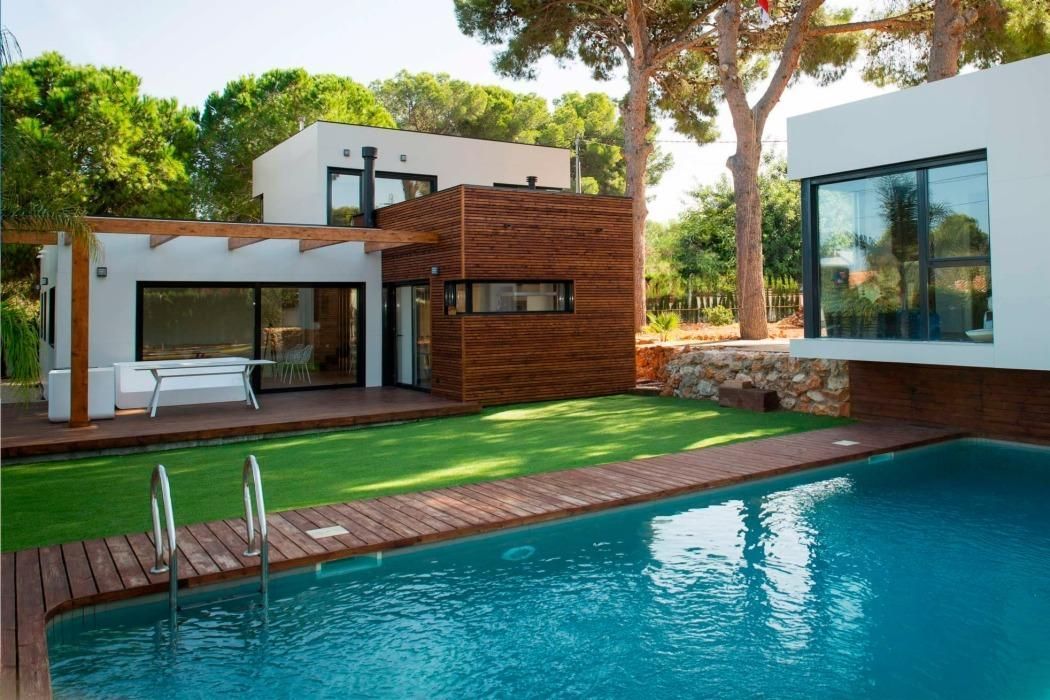 Piscina de Casa o xalet en venda en Busot amb Jardí privat, Terrassa i Piscina