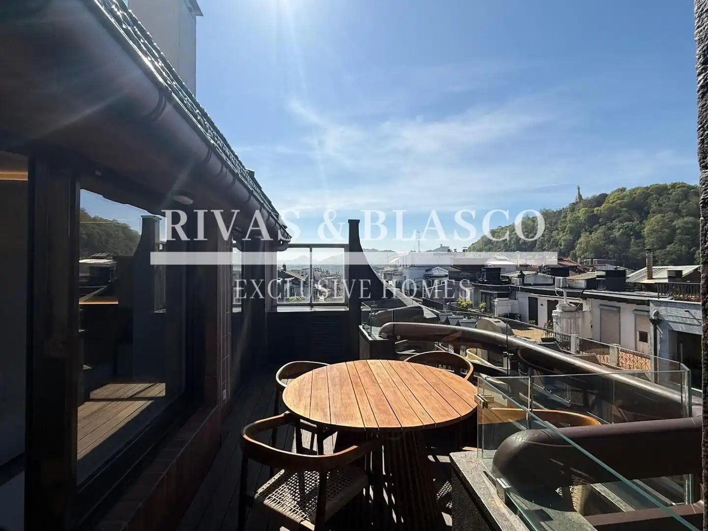 Terraza de Apartamento de alquiler en Donostia - San Sebastián  con Calefacción, Terraza y Amueblado