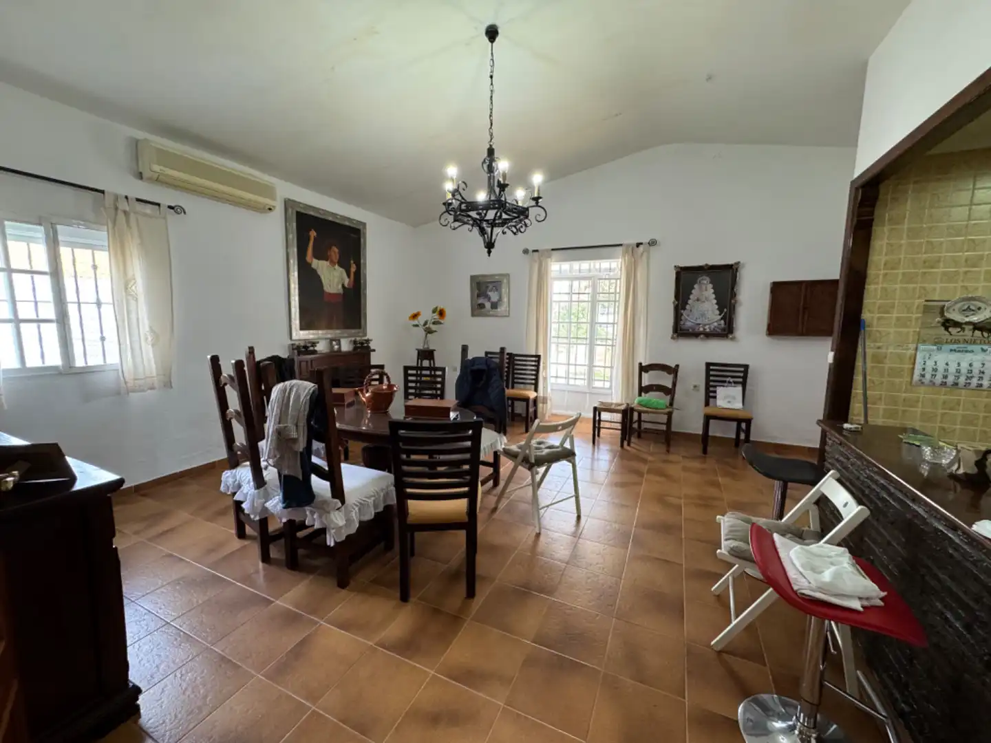 Esszimmer von Haus oder Chalet zum Verkauf in Sanlúcar de Barrameda mit Klimaanlage, Heizung und Privatgarten