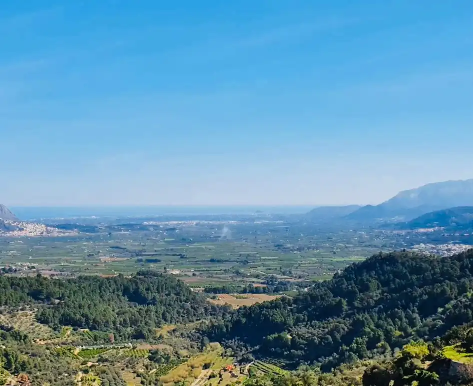 Exterior view of Houses for sale in La Vall de Laguar  with Air Conditioner, Heating and Private garden