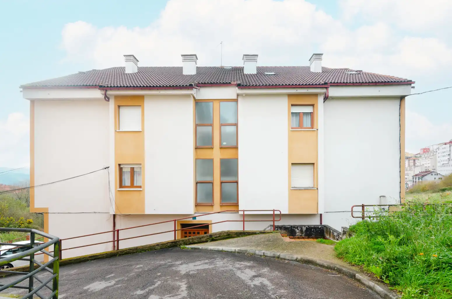 Exterior view of Flat for sale in Tineo  with Heating, Parquet flooring and Furnished
