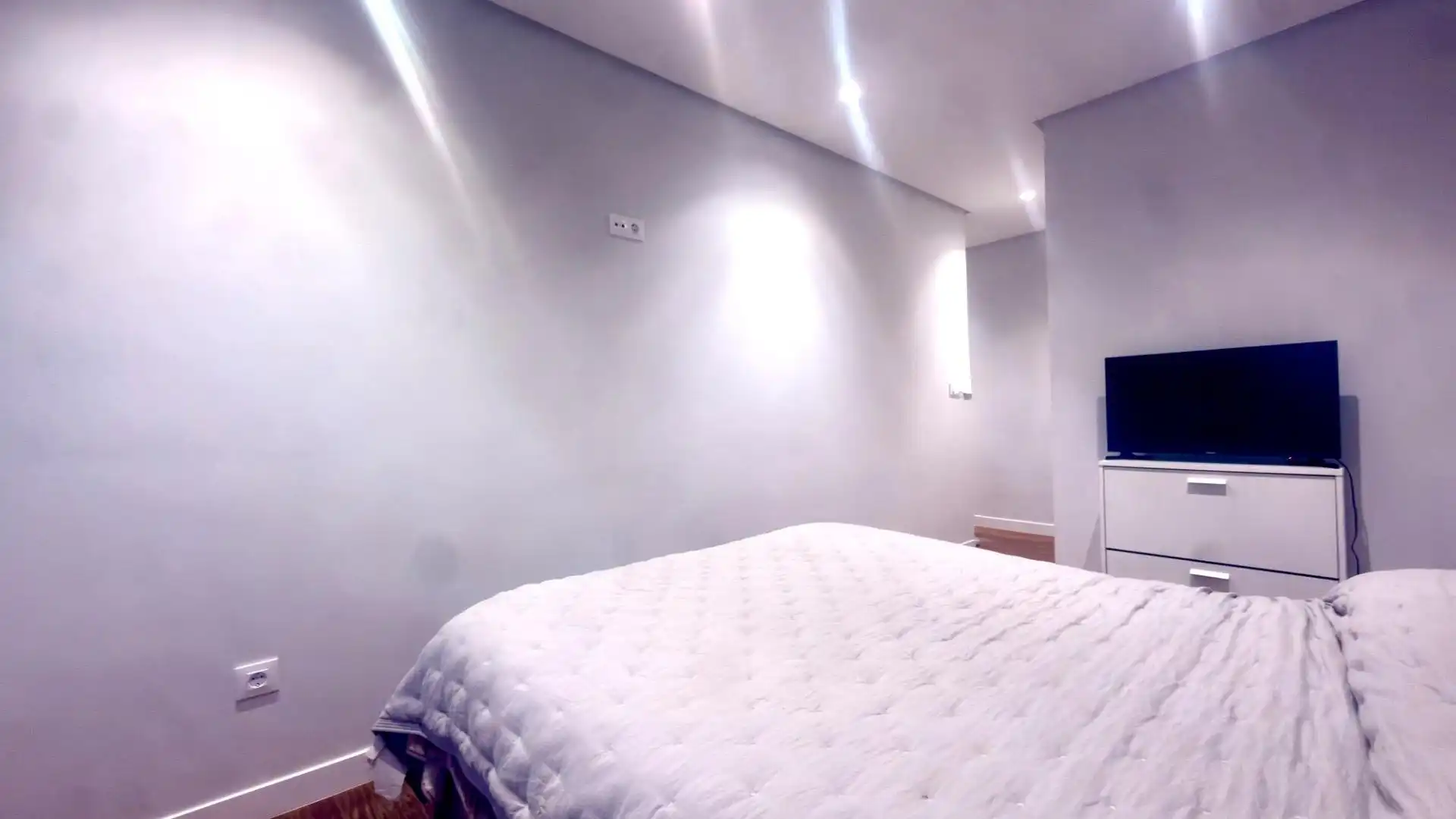 Bedroom of Flat for sale in Ourense Capital   with Heating, Parquet flooring and Furnished