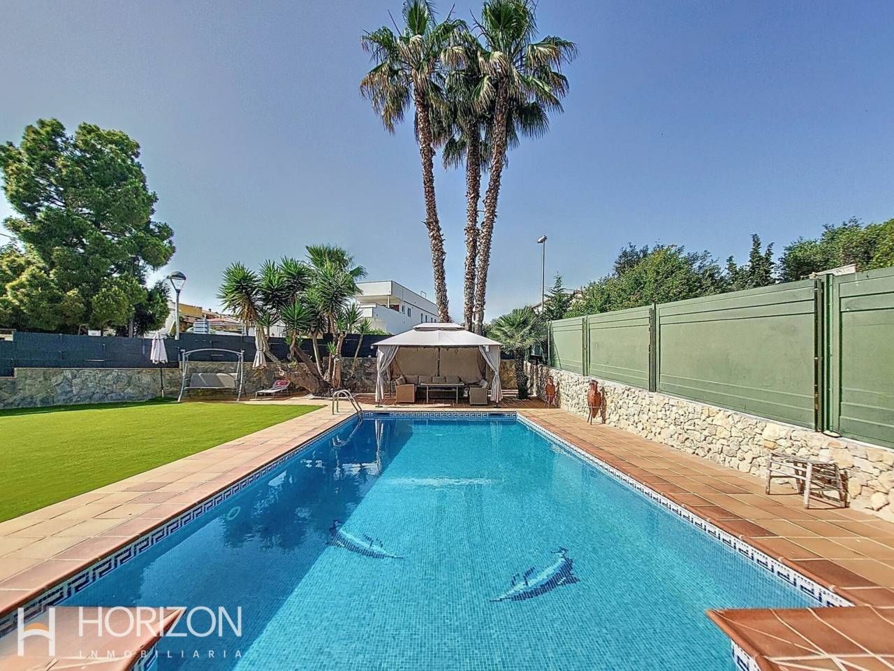Swimming pool of House or chalet to rent in Calafell  with Air Conditioner, Heating and Private garden