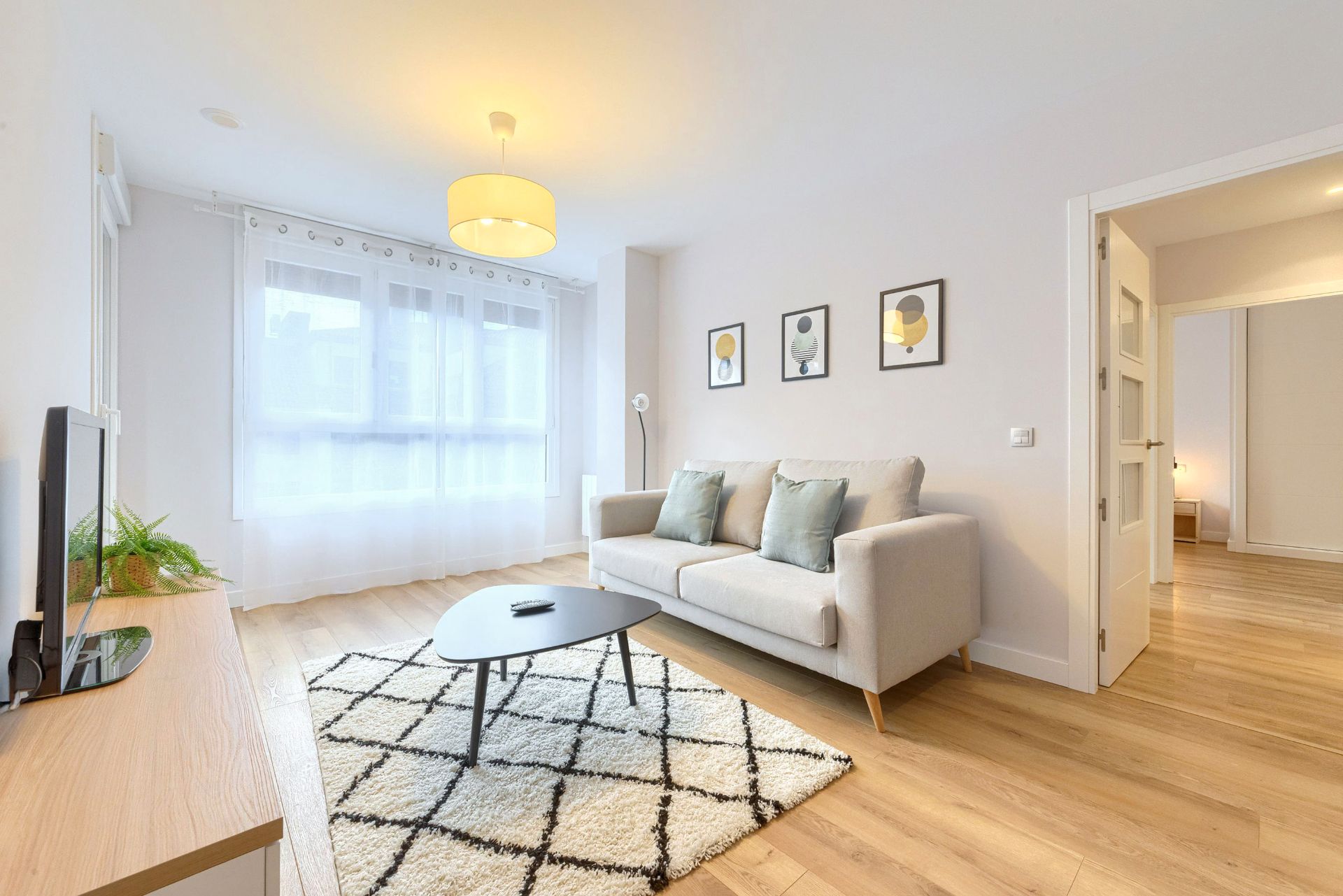 Living room of Flat to rent in Galdakao  with Heating, Furnished and Oven