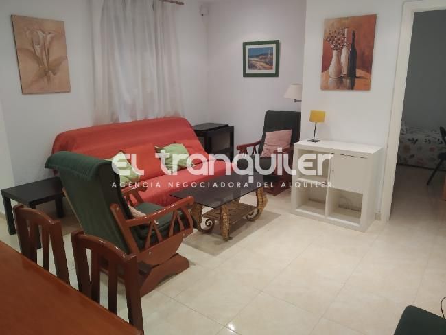 Living room of Flat to rent in  Madrid Capital  with Furnished and Washing machine