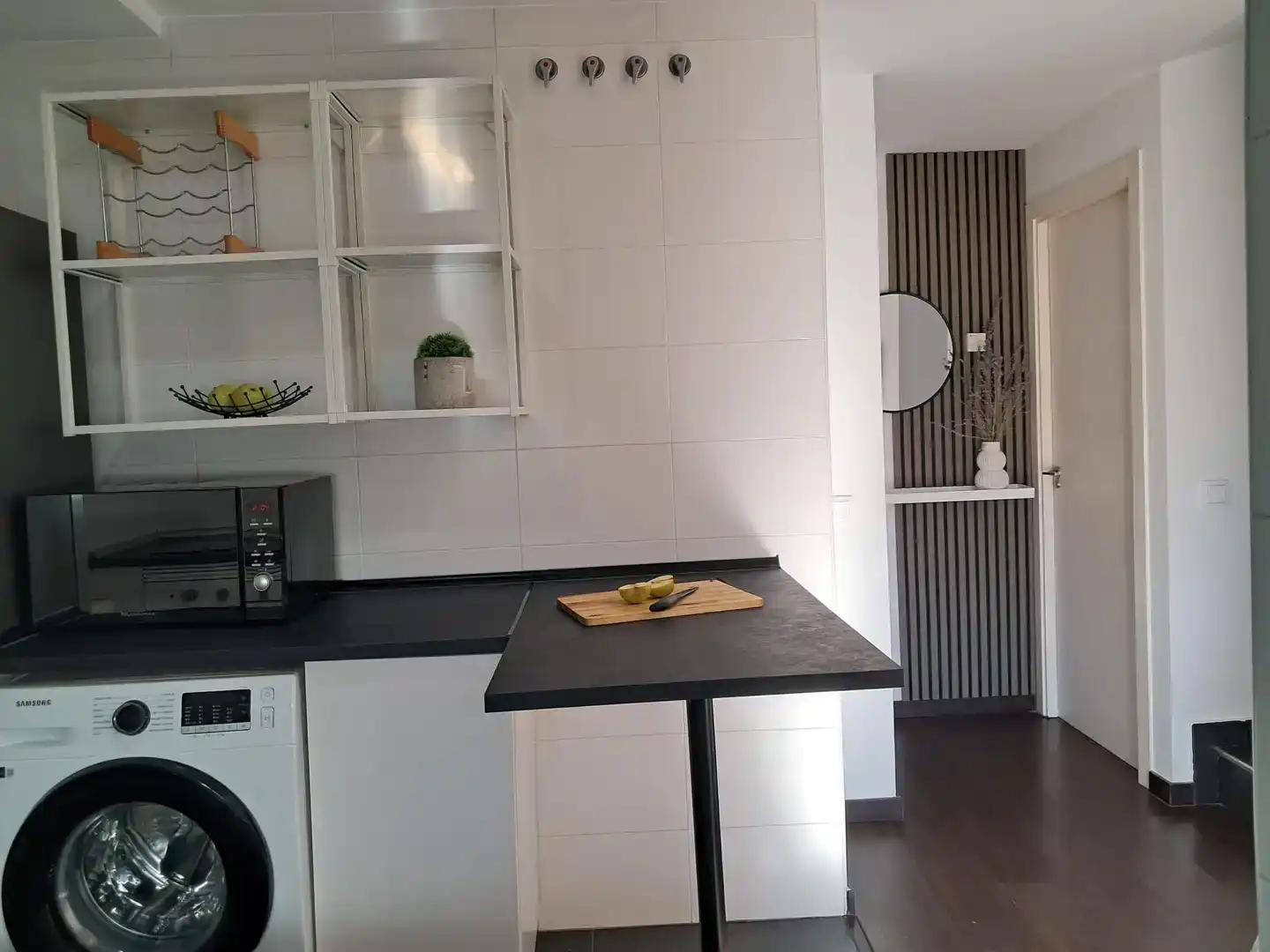 Küche von Wohnung zur Miete in Torrejón de Ardoz mit Klimaanlage, Privatgarten und Parkett