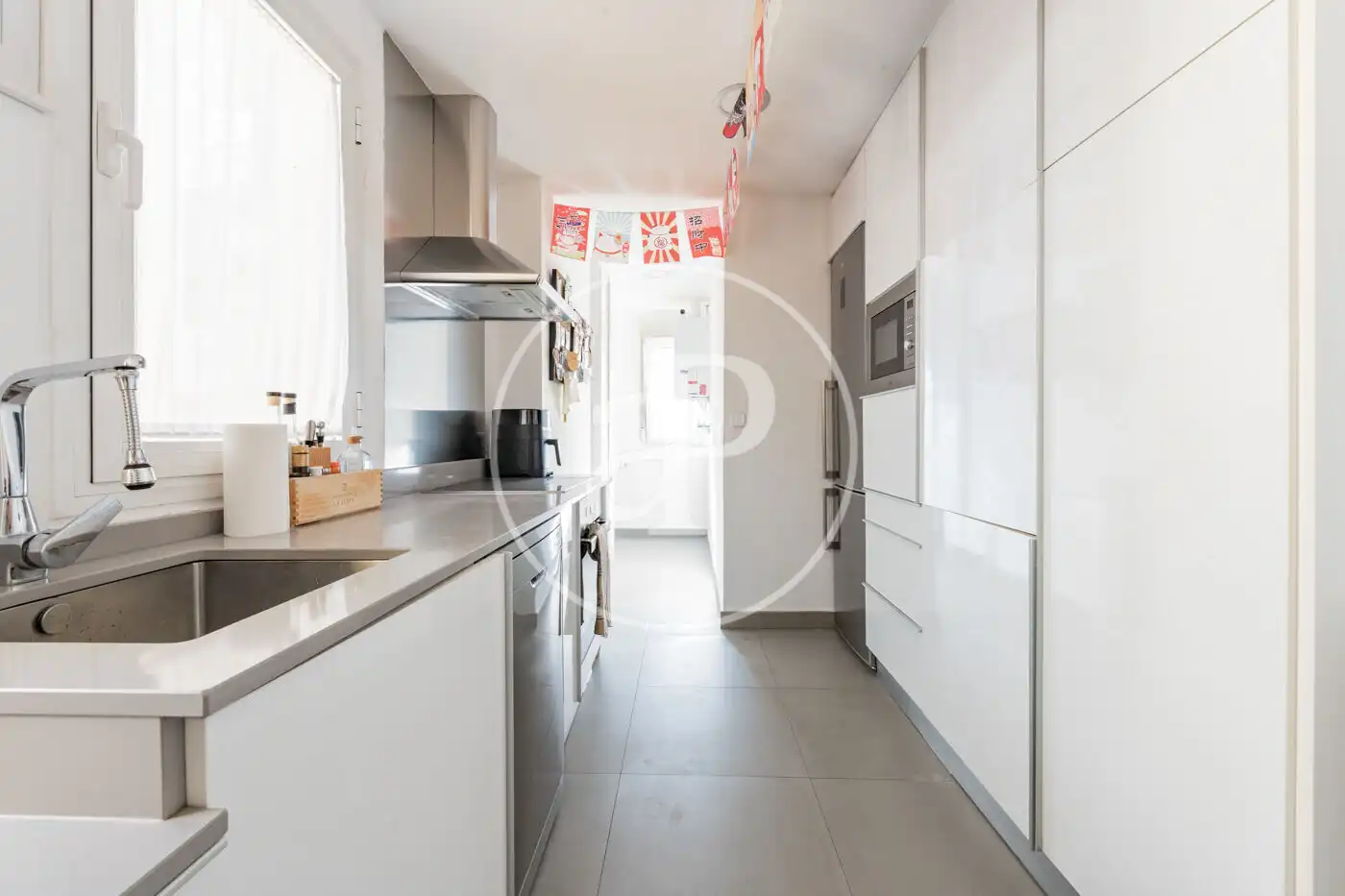 Küche von Wohnung zur Miete in Madrid mit Klimaanlage, Heizung und Terrasse