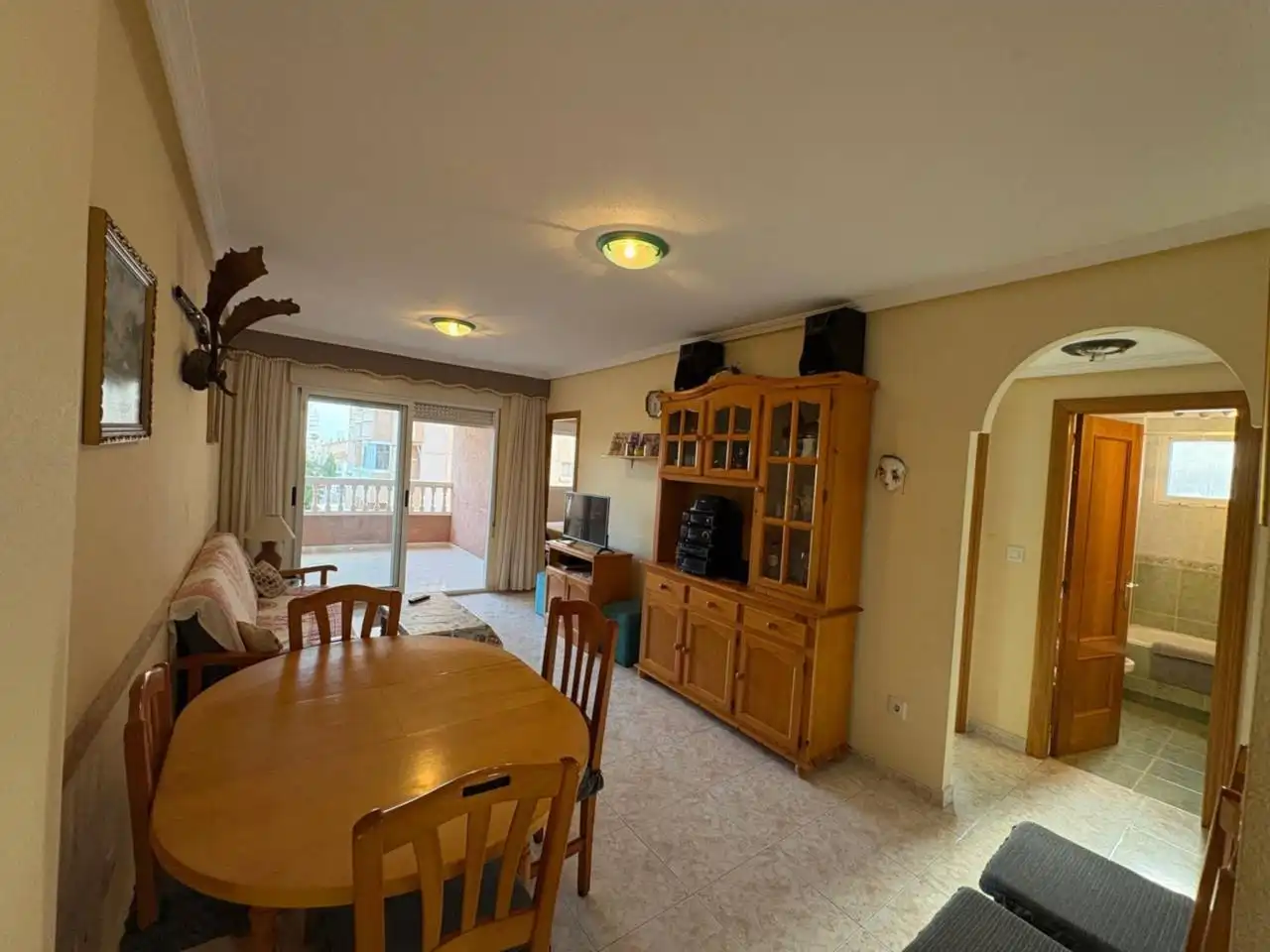 Living room of Flat for sale in Santa Pola  with Terrace and Community pool