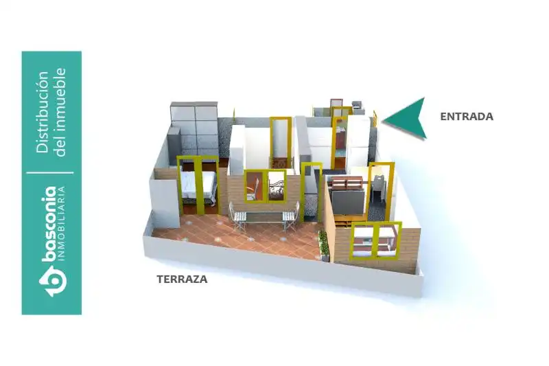 Appartamento con terrazza in vendita a Agirre Lehendakaria Kalea, imagen 24