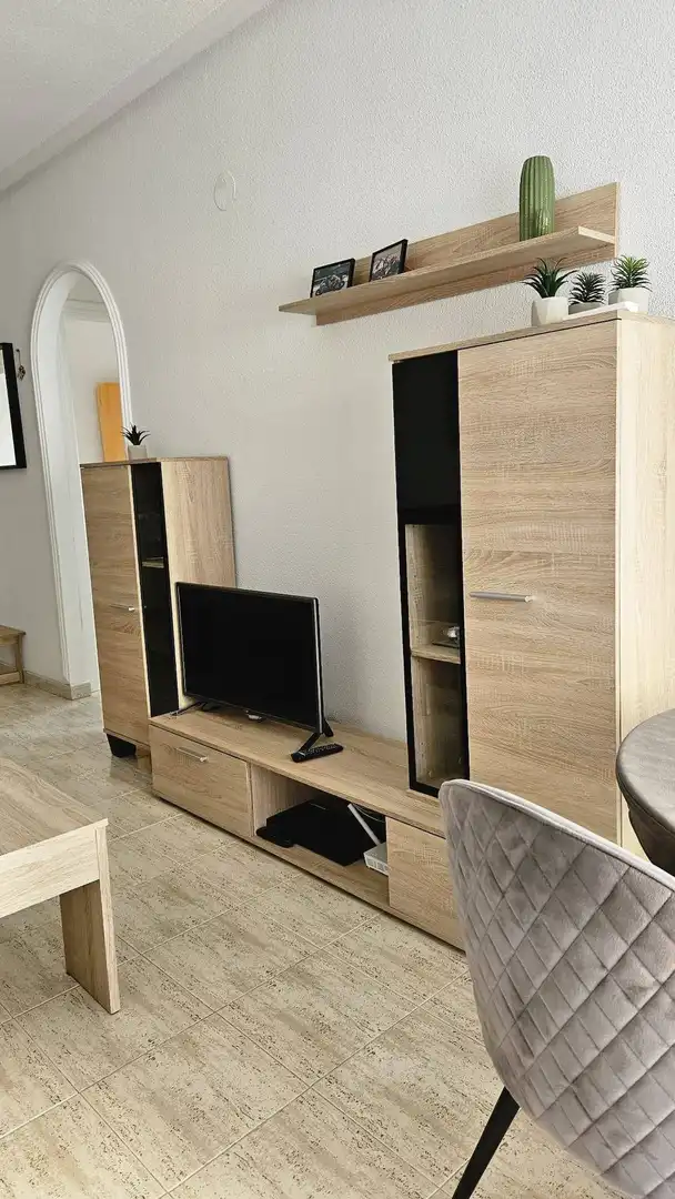 Sala de estar de Ático en venta en Torrevieja con Aire acondicionado, Jardín privado y Piscina